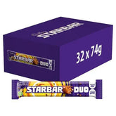 Cadbury Starbar Duo Chocolate Bar 74g (Case of 32)  Adomoo